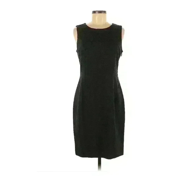 DKNY Solid Black Casual Dress size 6 - Picture 1 of 2